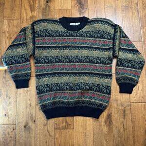 Vintage Tarazzia Design Group Crewneck Stripe Pullover Women’s Sweater Sz L